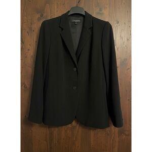 Talbots‎ Black Blazer Size 12 Sophisticated Office Statement Traditional Suit